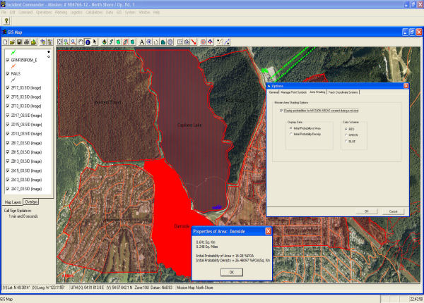 Options: Area Shading